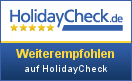 HolidayCheck Empfehlung